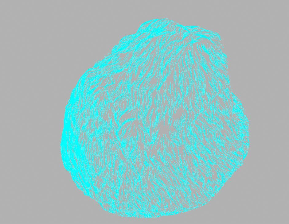 Lignes de la planche cyan