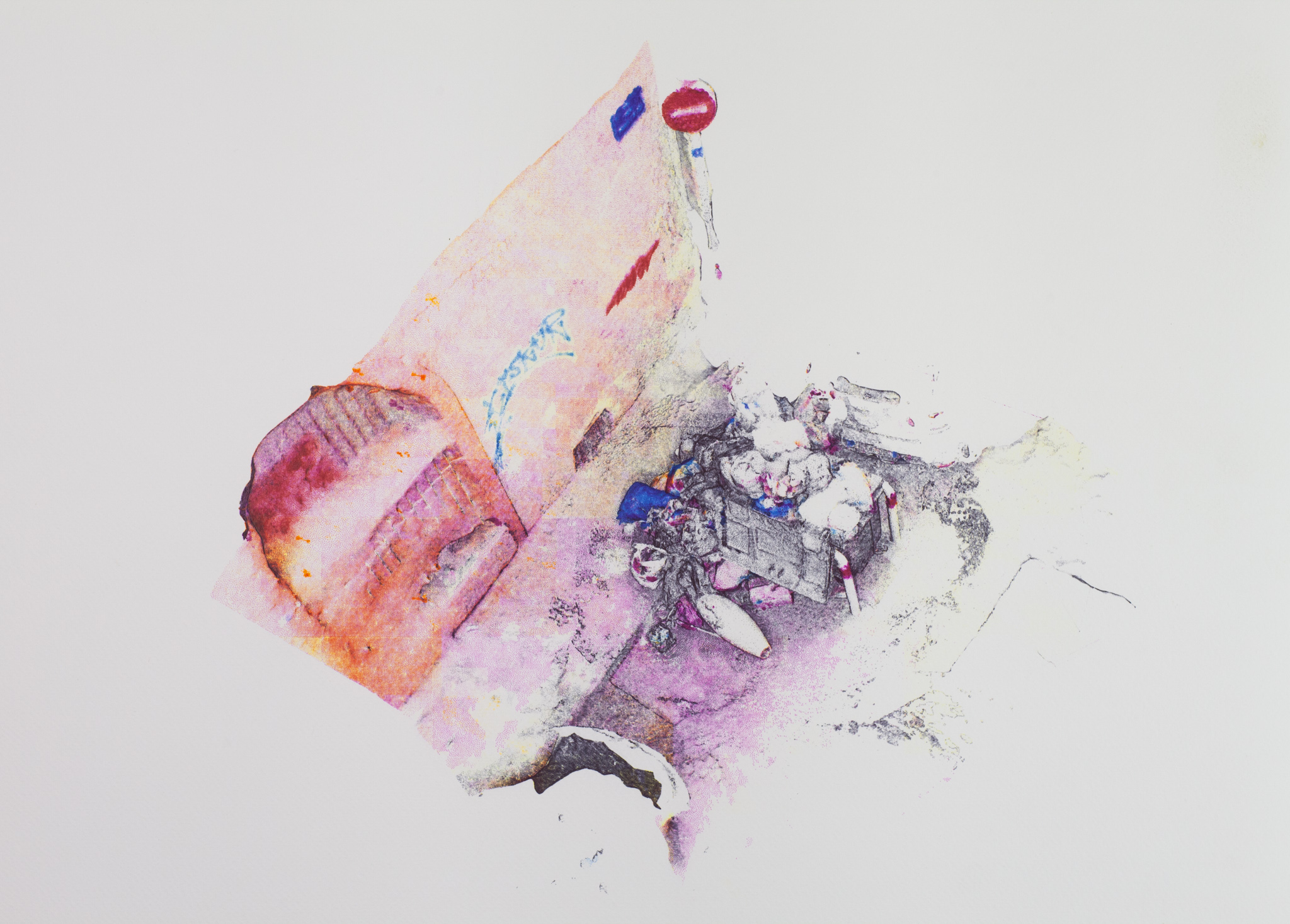 Fucked Up Natural Glitches Still Life — Marseille, 2025, planche de gauche
